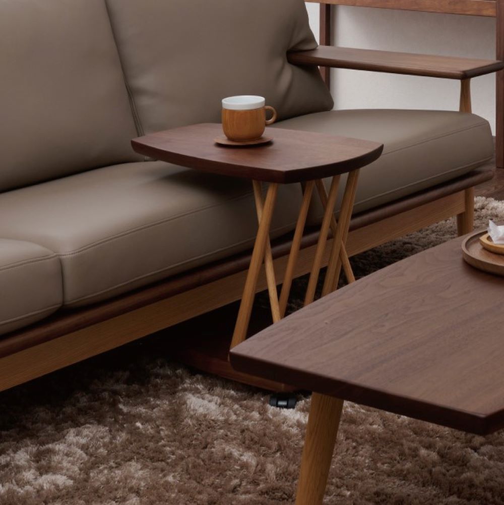 CIVILプチテーブル CP98K(ウォールナット＋オーク) – 柏木工株式会社