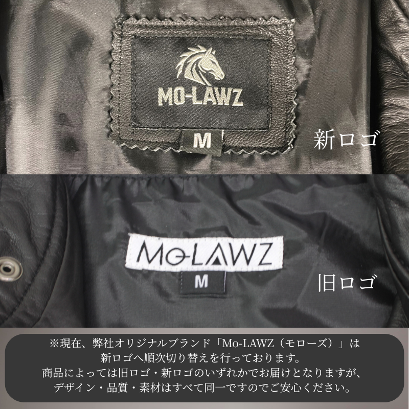 Mo-laws ライダースジャケット 本革 メンズ レザージャケット 本革