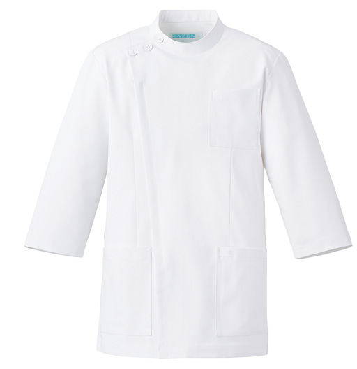 763ジャケット七分袖（男女兼用）(ホワイト/SS)｜KAZEN公式オンライン