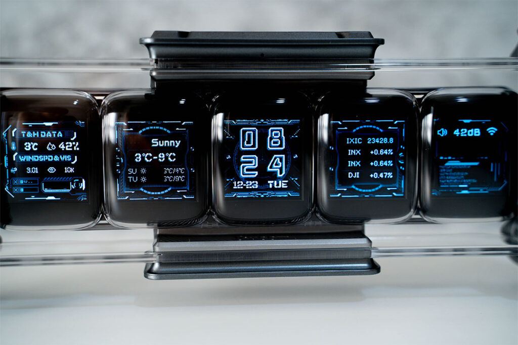 Divoom Times Gate レビュー | 好きな画像を表示できるオシャレな未来時計