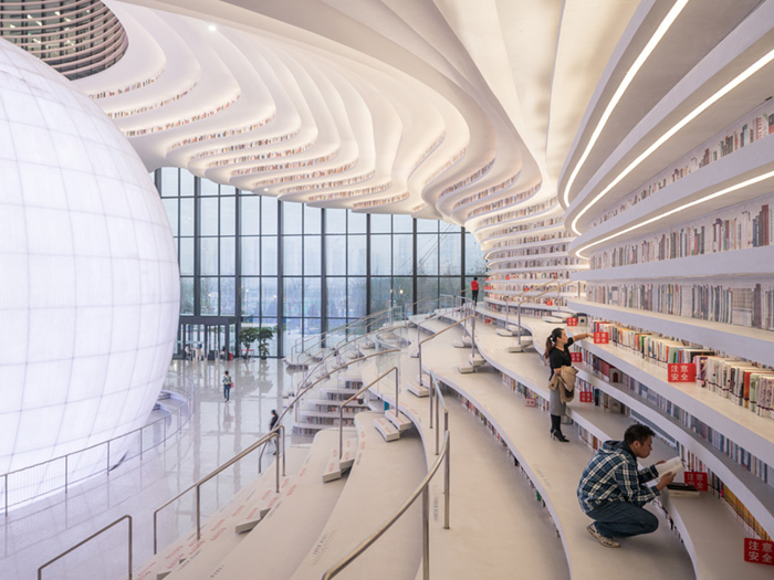 Tianjin Binhai Library (Tianjin, China) | 建築コンペ・イベント情報