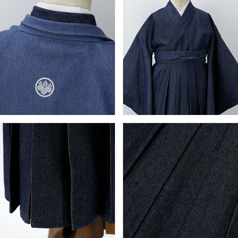 送料無料卒業式 男の子 袴 着付カンタン紋付き羽織袴セット / TAK 和装