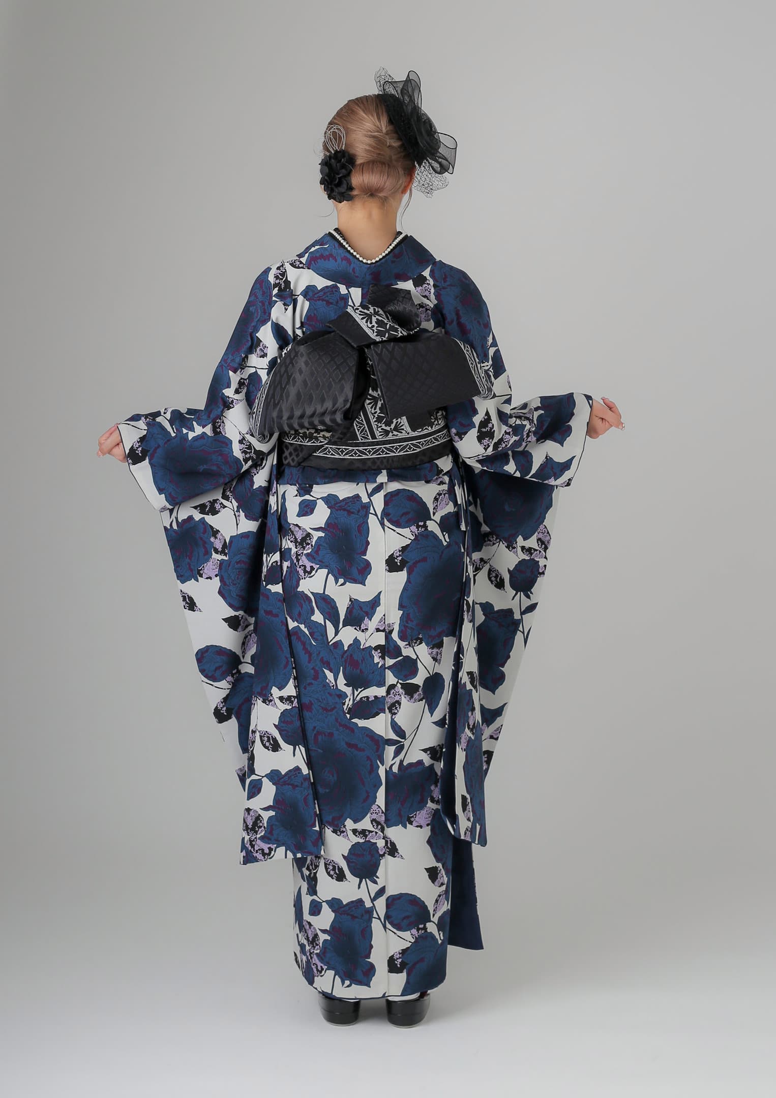 振袖ネットレンタル：青い薔薇】サブカル女子に人気！/KH-305 – kimono