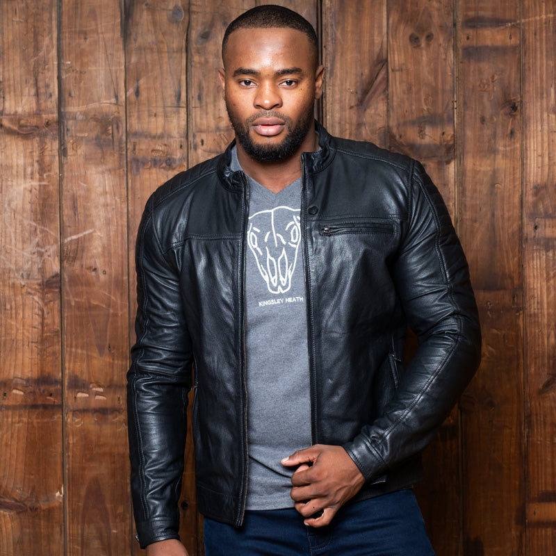 Mombasa Explorer Leather Jacket Mamba - Kingsley Heath