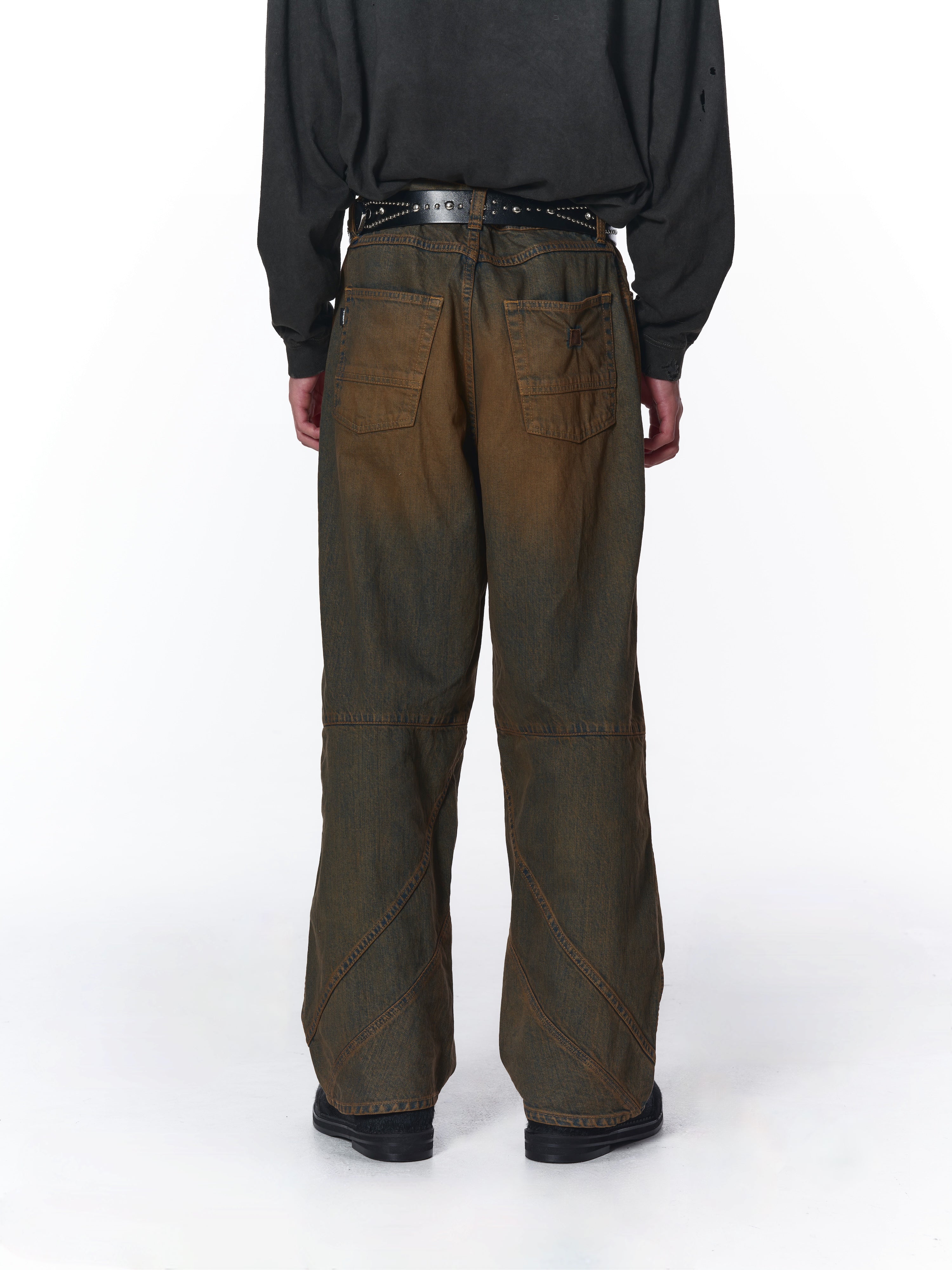 JIEDA SWITCHING BAGGY DENIM PANTS – KIKUNOBU