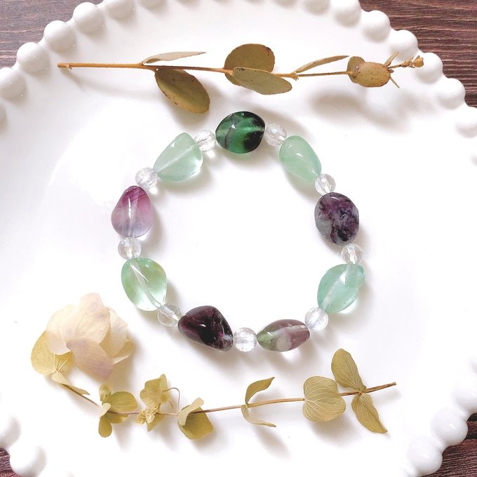ミックスフローライトのブレスレット? ｜ 希光 〜きらり〜 天然石の
