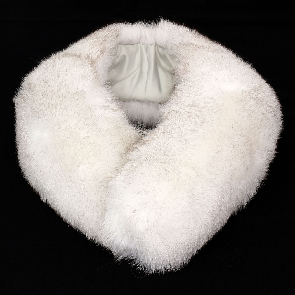 振袖用 ブルーフォックス ファーショール グレー ＜SAGA FURS BLUE FOX
