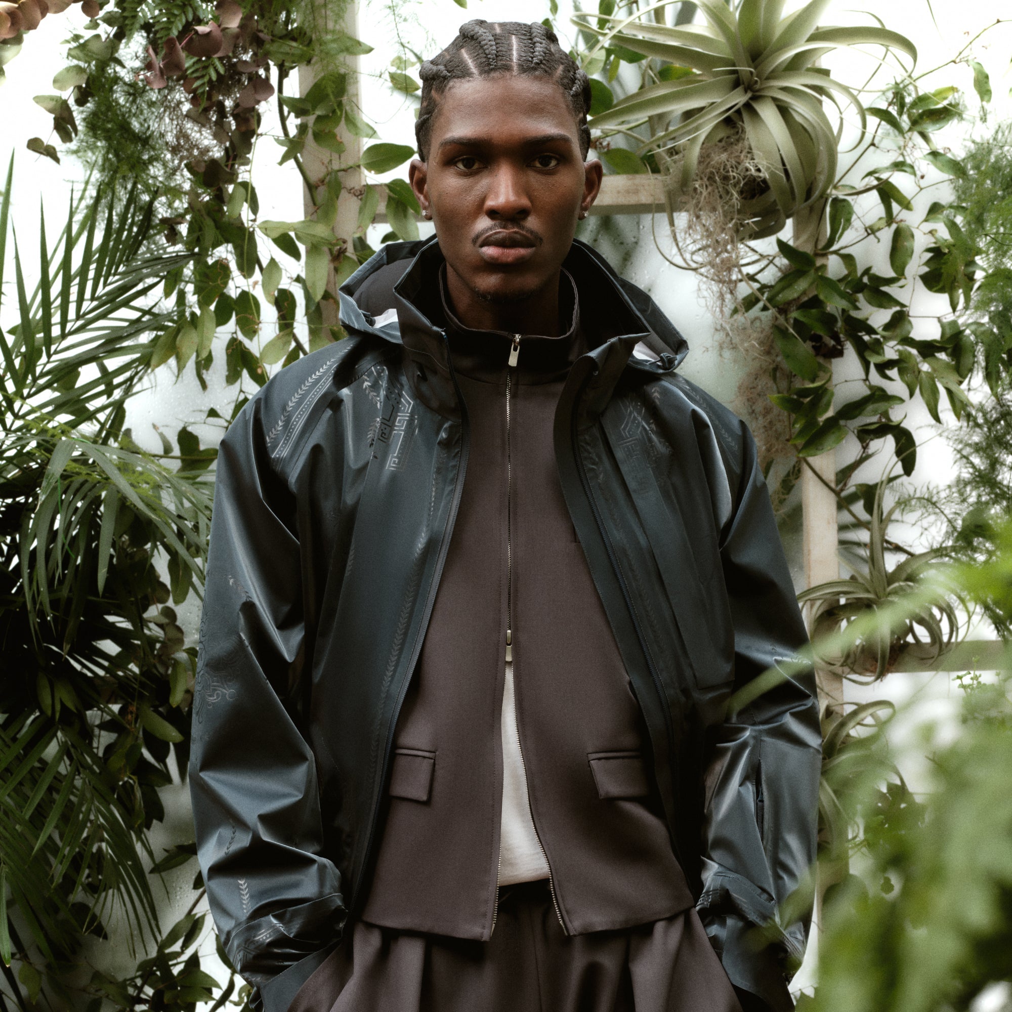 Kith Lloyd Faux Fur Coaches Jacket - Black