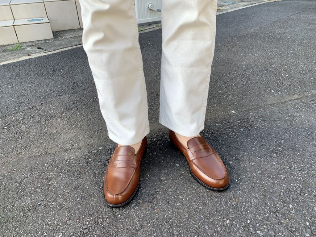 タンブラウンのJMウエストン「180ローファー」を履き下ろしだ！【今週
