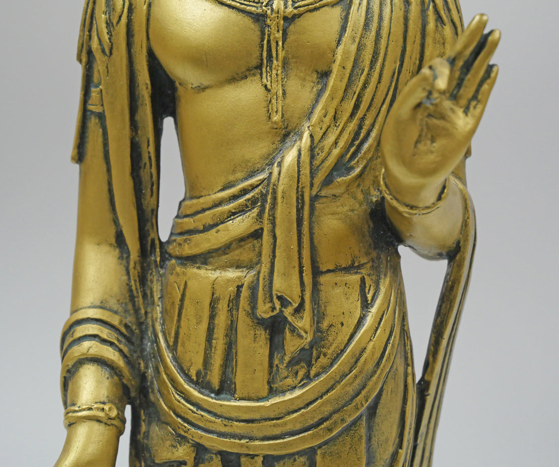 北村西望「聖観世音菩薩」ブロンズ作品・共箱 絵画買取・販売の小竹美術