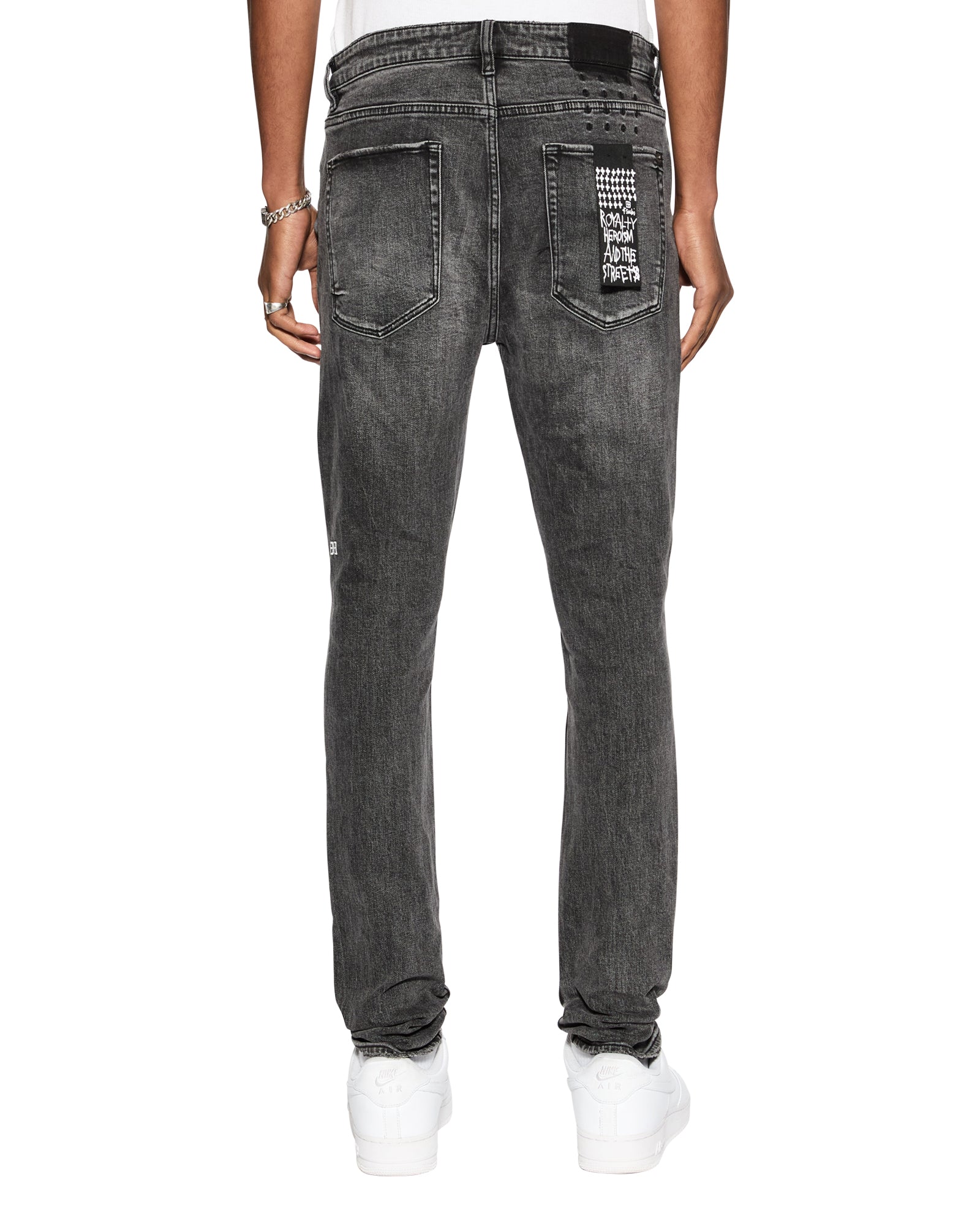 Van Winkle Angst Trashed | Black Stonewash Jeans | Ksubi ++