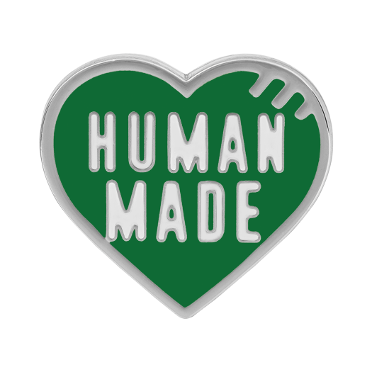 휴먼 메이드 하트 핀 블루 | Human Made | KREAM