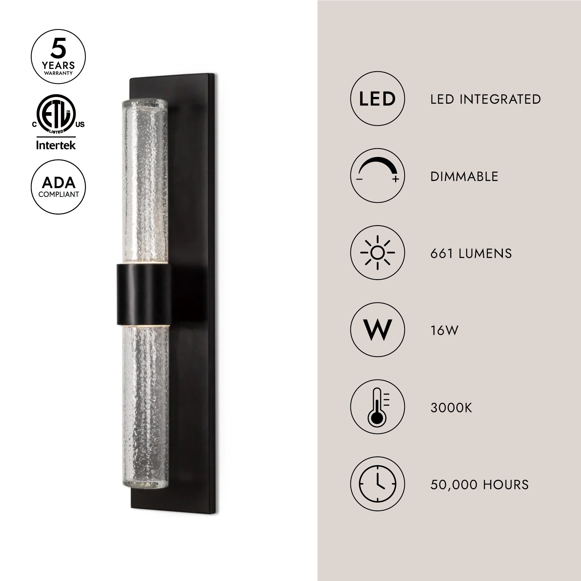 Copenhagen 18-in Exterior Wall Sconce – Kuzco Lighting