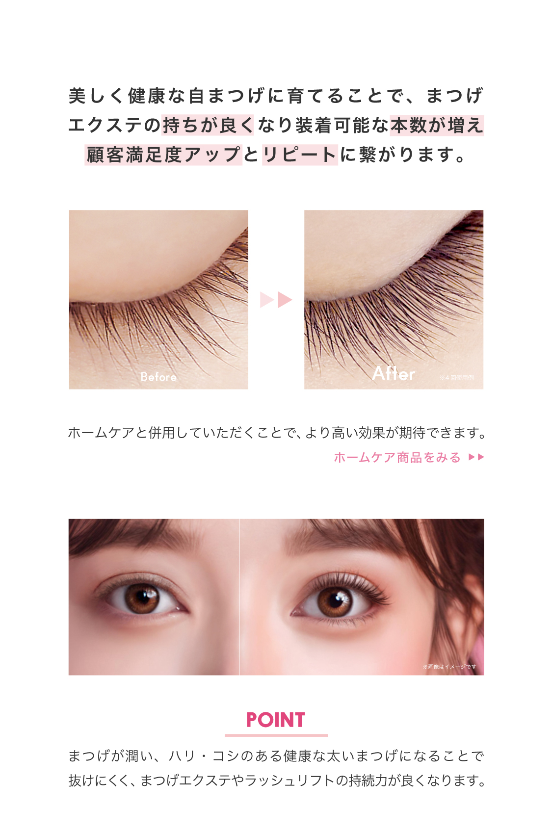 アイラッシュサプリ D-2 (2nd stage) / Ladycoco公式ストアのまつげ