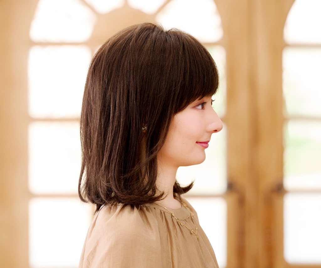 ロング:セミオーダーウィッグ 039:潤いを感じる、ゆるふわミディアム