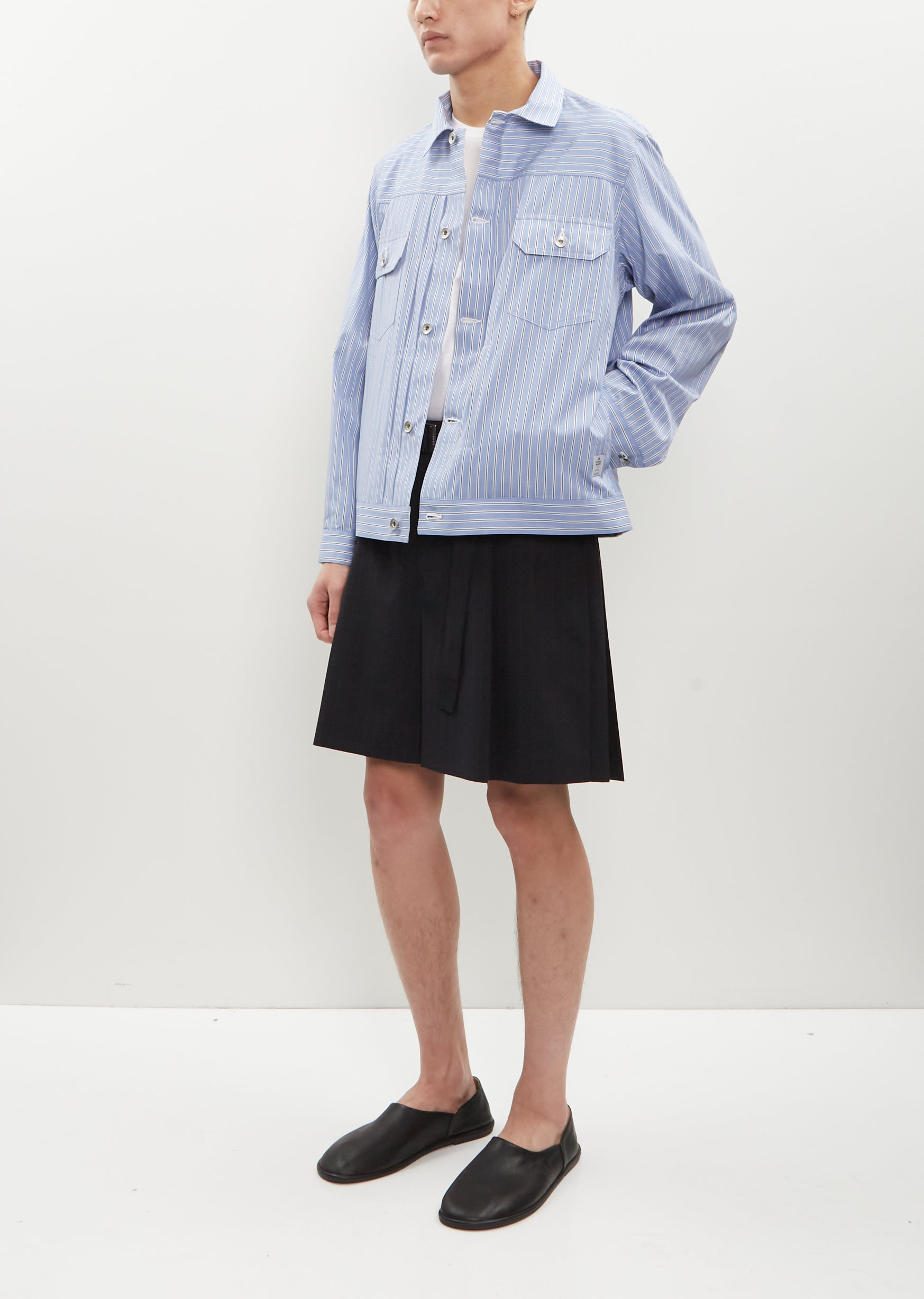Thomas Mason Cotton Poplin Blouson – La Garçonne
