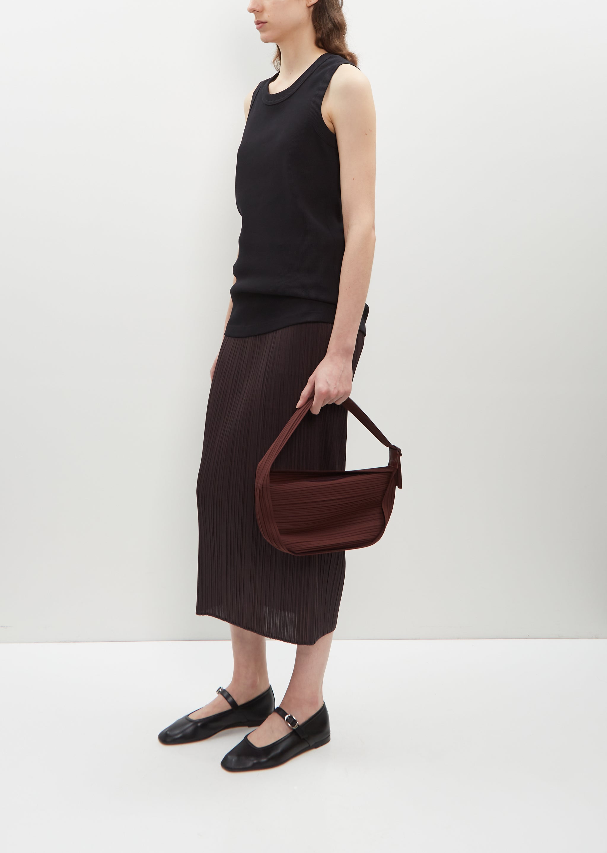 Pleats Half Moon Bag – La Garçonne