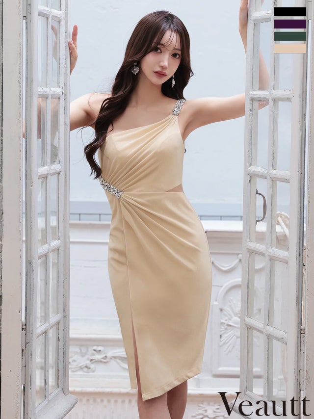 ワンショルダーのドレス｜キャバドレス 通販 LaLaTulleララチュール