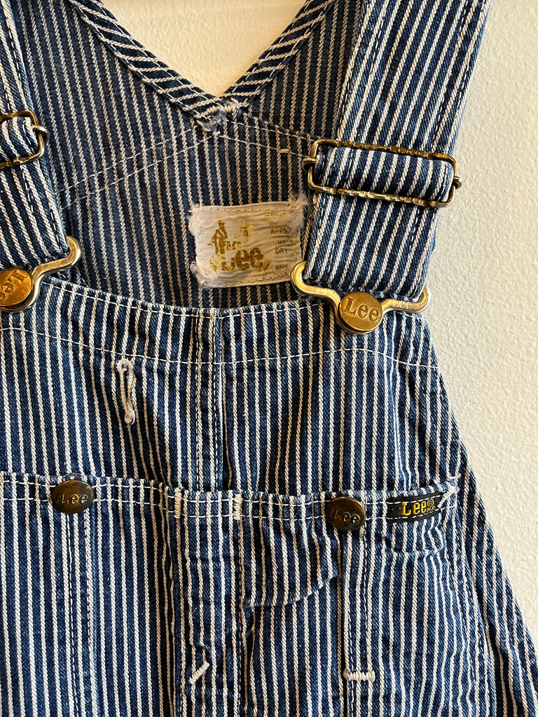 Vintage 1970's Lee Hickory Stripe Denim Overalls – La Lovely Vintage