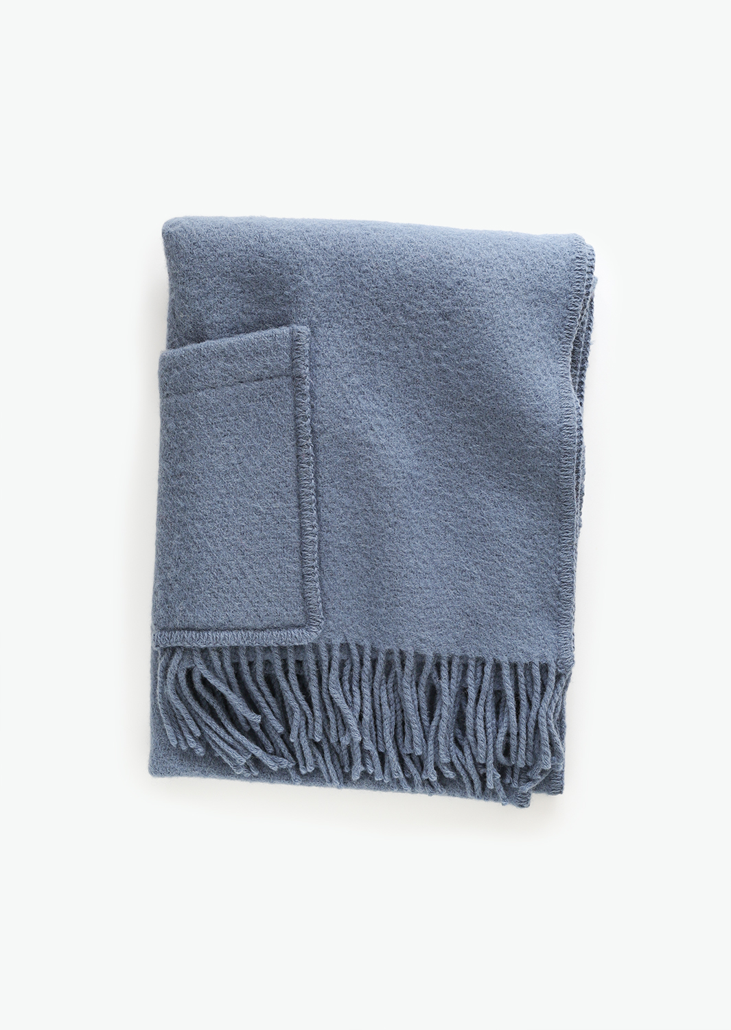 UNI pocket shawl（rainyblue） – LAPUAN KANKURIT（ラプアンカンクリ）