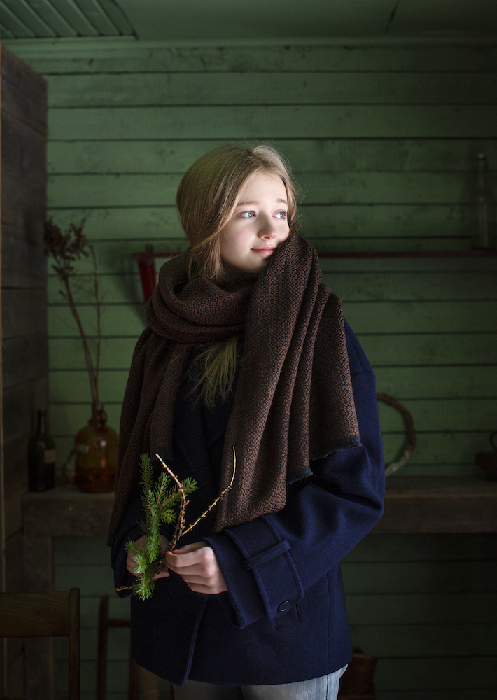 KOLI merino wool stole 60x220cm+fringes – LAPUAN KANKURIT（ラプ