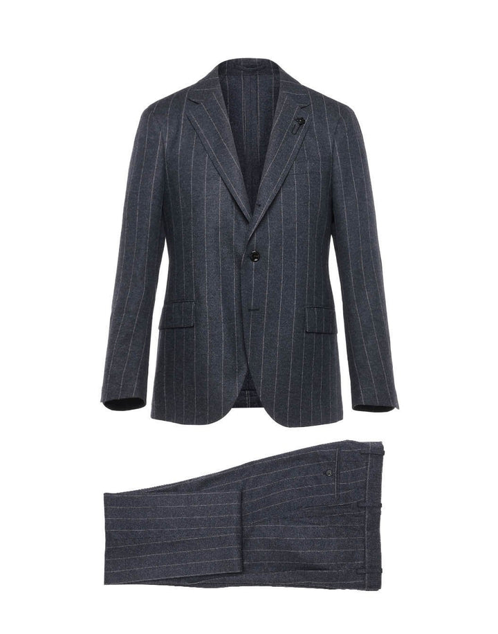 ウールカシミヤ ライトフランネル グレンチェックスーツ – LARDINI