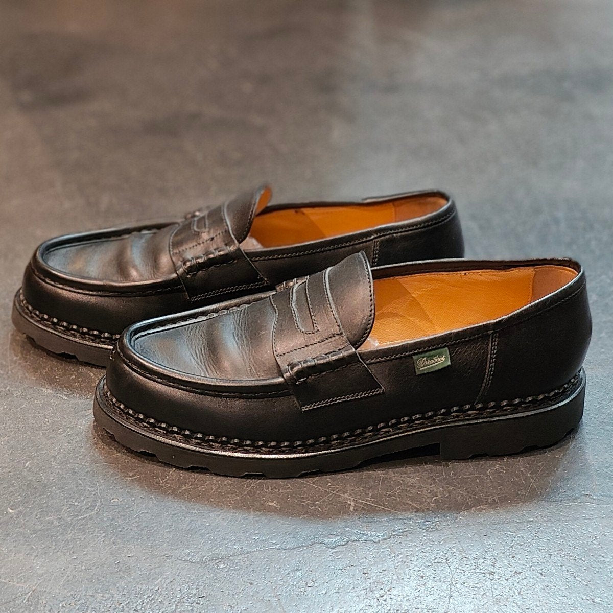 美品 【Paraboot】パラブーツ ランス コインローファー カーフ