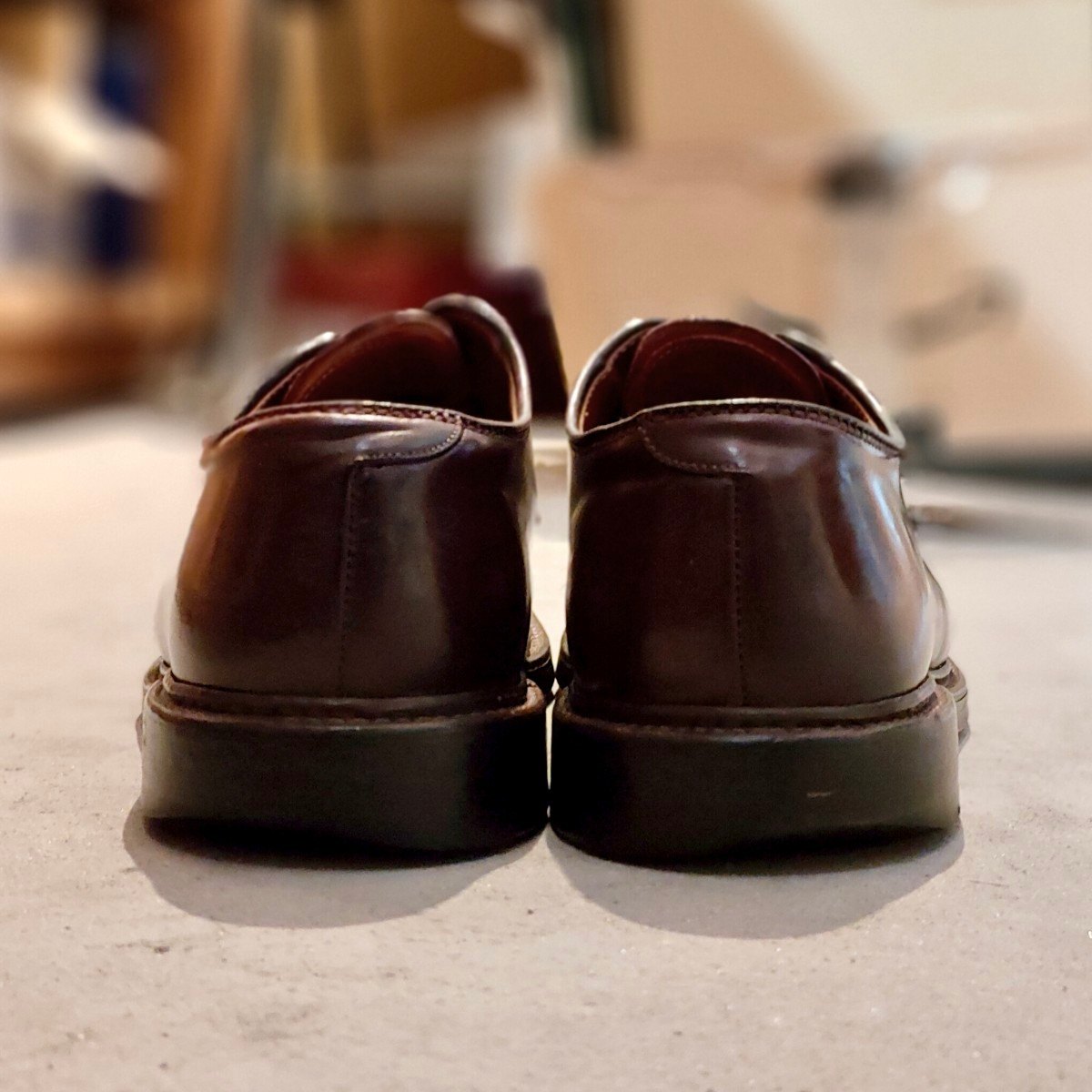 ALDEN】オールデン 990 プレーントゥ コードバン ダークバーガンディ