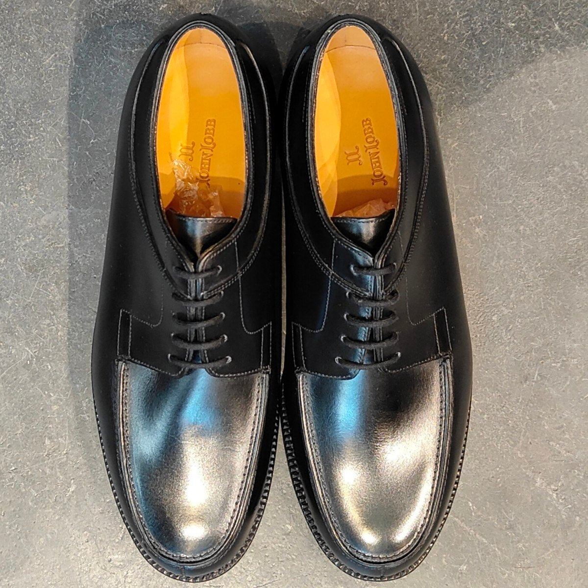 希少 茶箱 新品未使用【JOHN LOBB】ジョンロブ バロス Uチップ カーフ