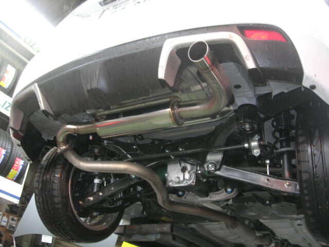 WRC CUSTOM P555 スポーツリヤマフラー インプレッサ GRB・GRF型専用