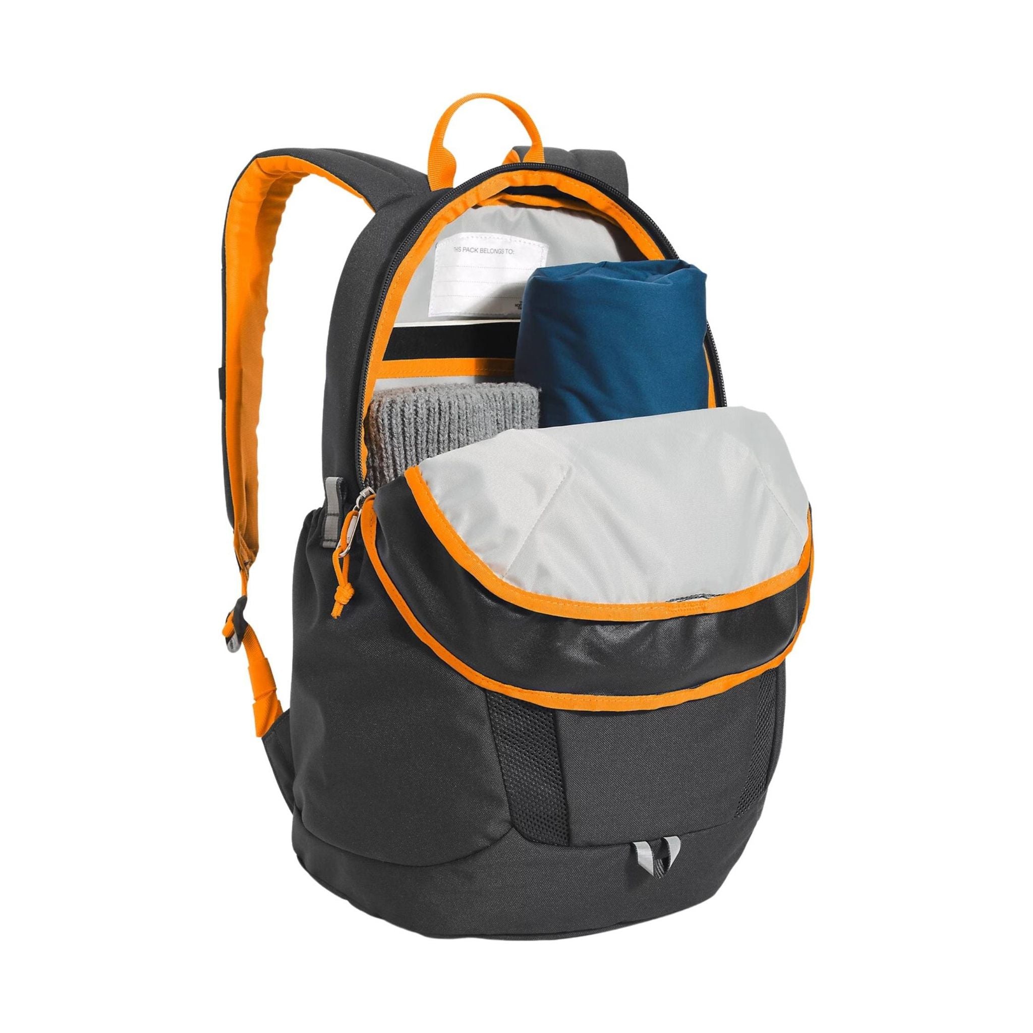 The North Face Youth Mini Recon Backpack - Asphalt Grey/Cone