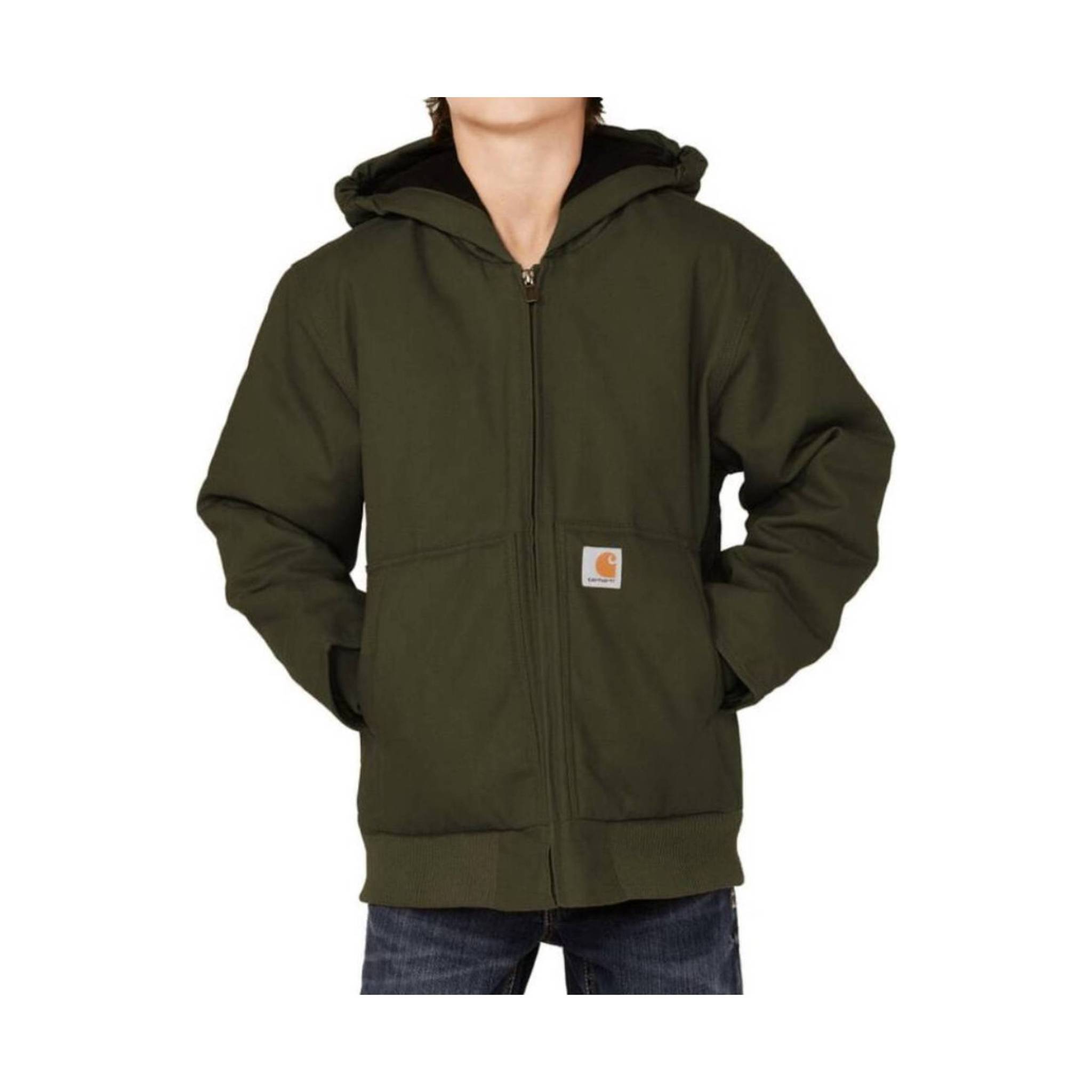 Carhartt Kids' Flannel Quilt Lined Active Jacket - Olive – Lenny's