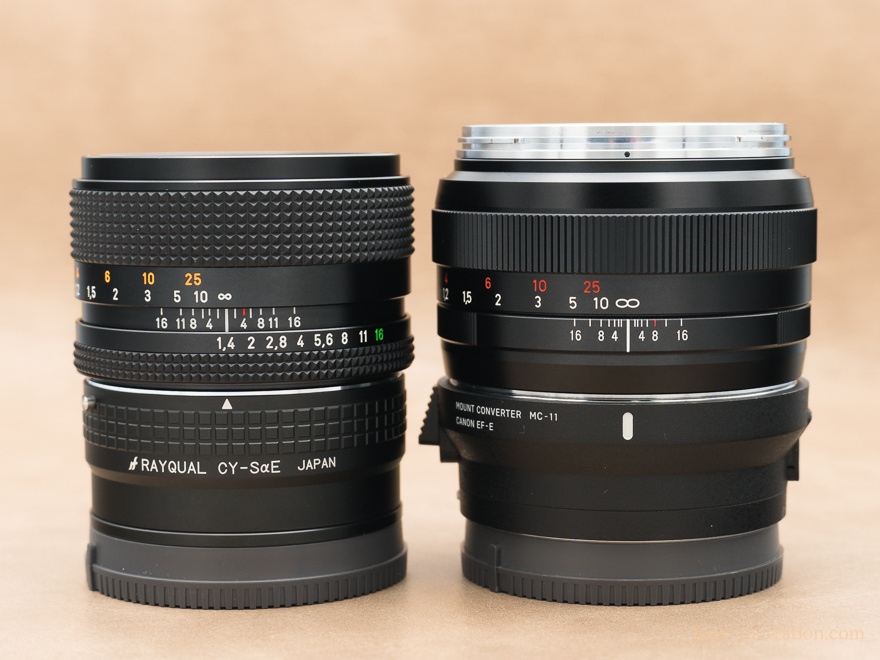 プラナー比較】CONTAX ＆ COSINA Planar T＊50mm F1.4 を撮り比べ