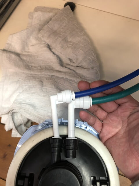 アムウェイのeSpring浄水器Ⅱ用補助水栓のレバーが外れたから本体の