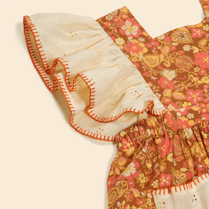 Apolina（アポリナ）2025AW Ursina Embroidered Pinafore - Autumn