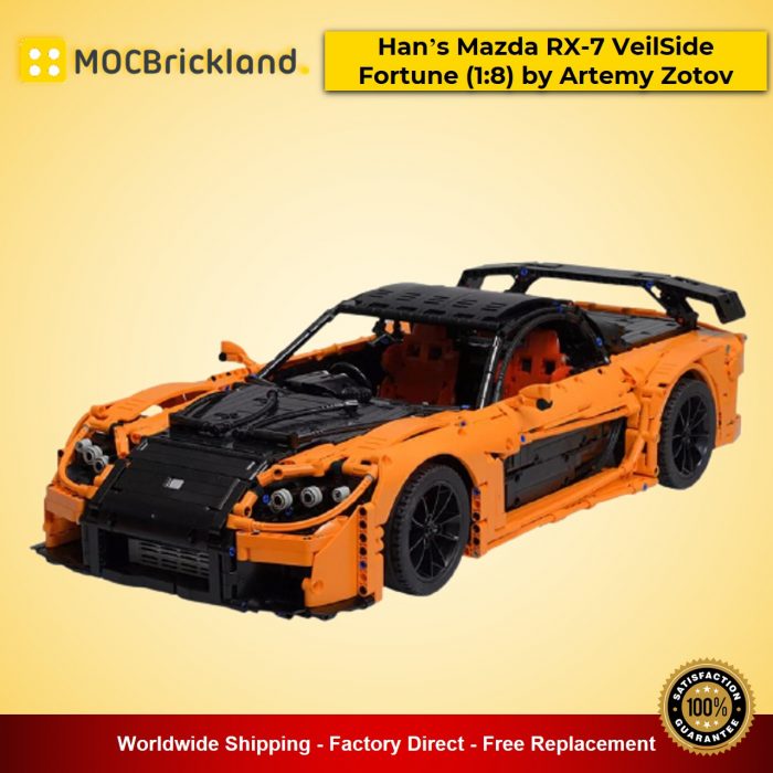 Technic MOC-57488 Han's Mazda RX-7 VeilSide Fortune (1:8) by