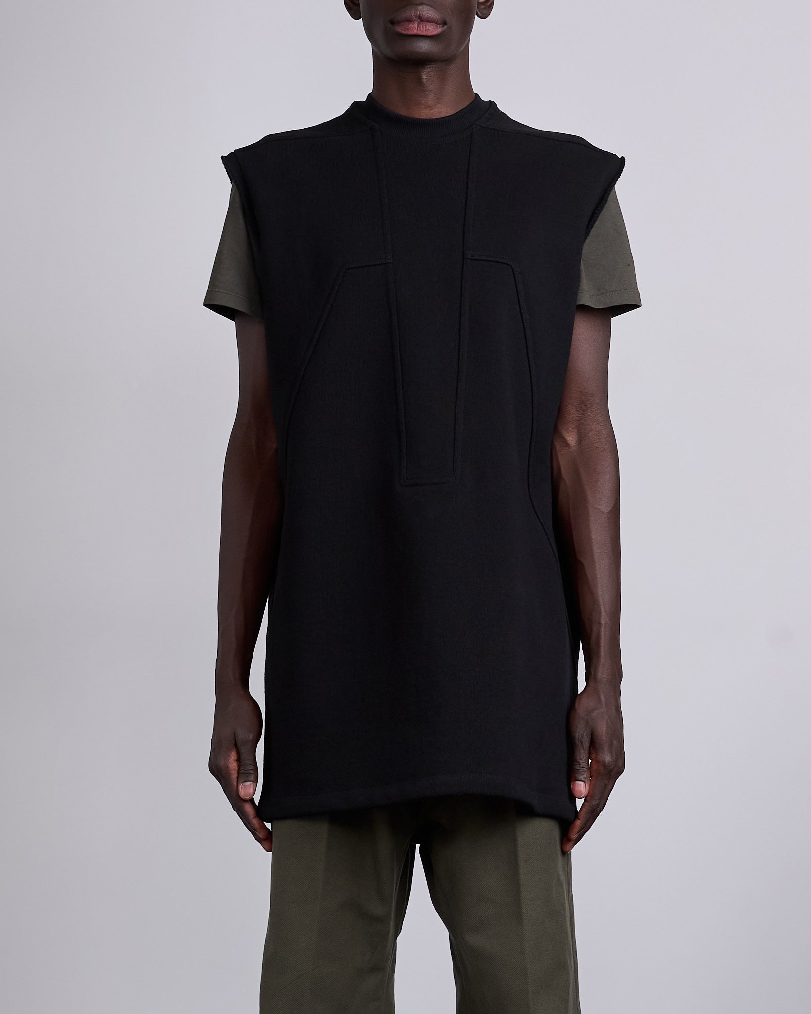 Rick Owens Tarp T Compact Terry Black – LESS 17
