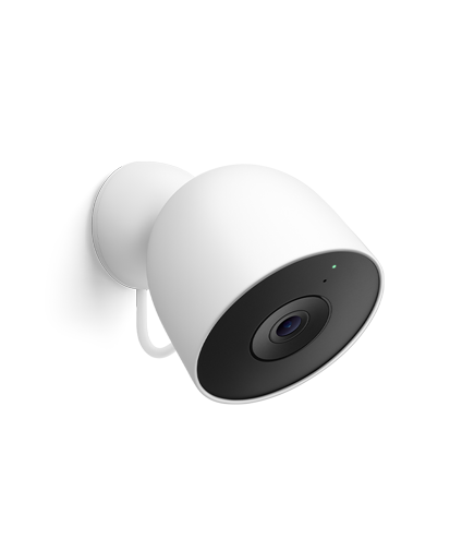 AI 見守りカメラ Google Nest Cam の新型は電源直結