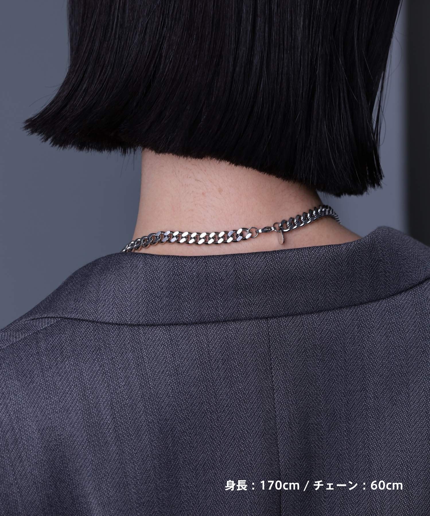 限定展開】“LH-1”ボリュームチェーンネックレス（カットキヘイ