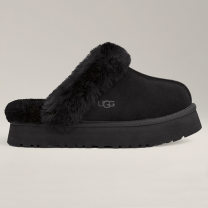 UGG Disquette Slipper Black Women's – Lilac Blonde
