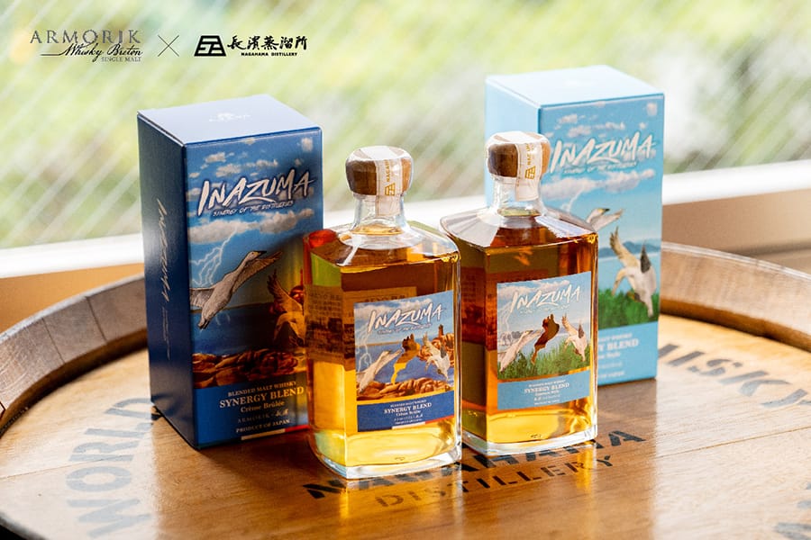日仏コラボウイスキー！アルモリック×長濱蒸溜所「INAZUMA ブレン