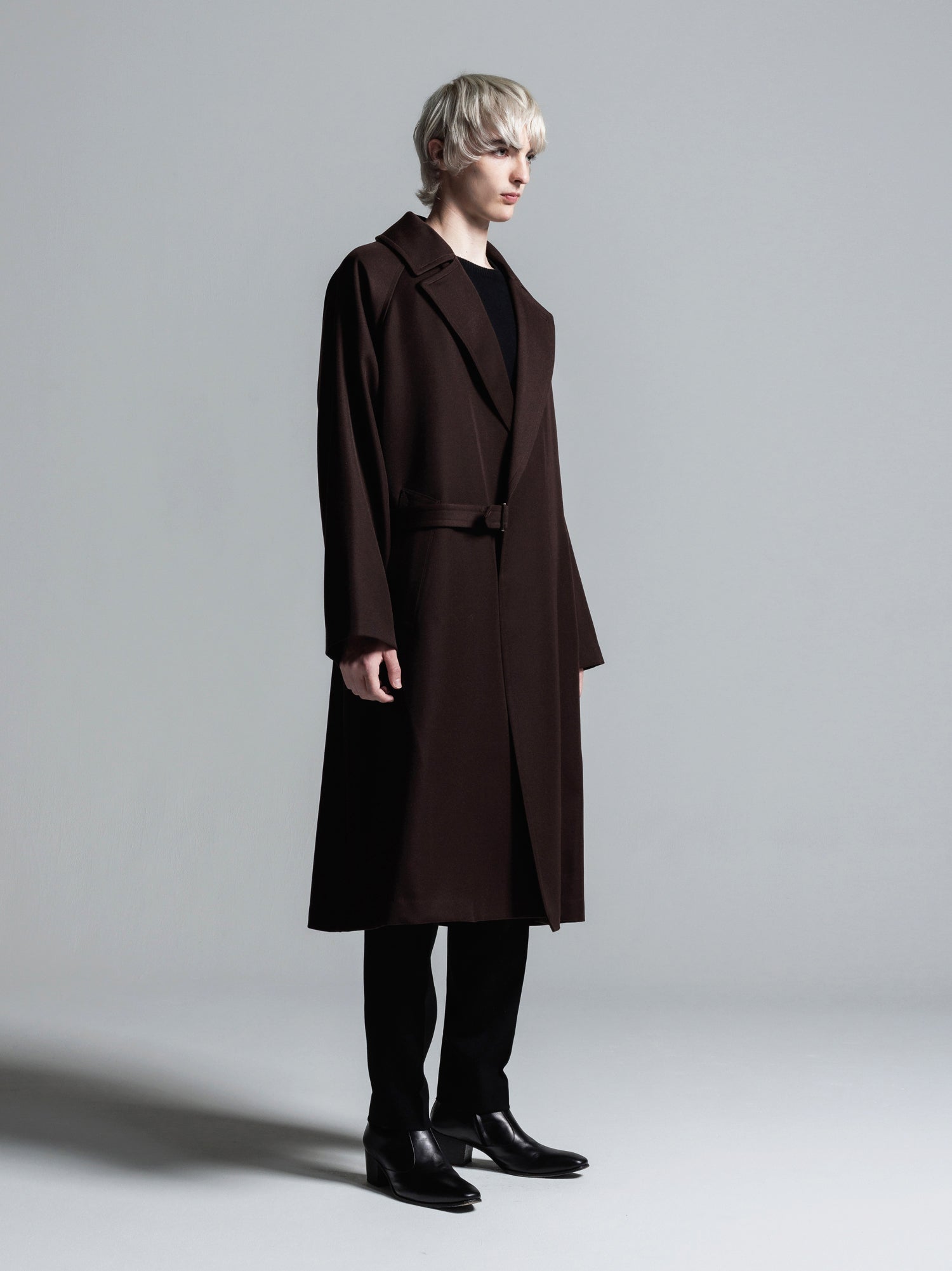 追加生産分] WOOL GABARDINE TIELOCKEN COAT | ウールギャバジンタイ