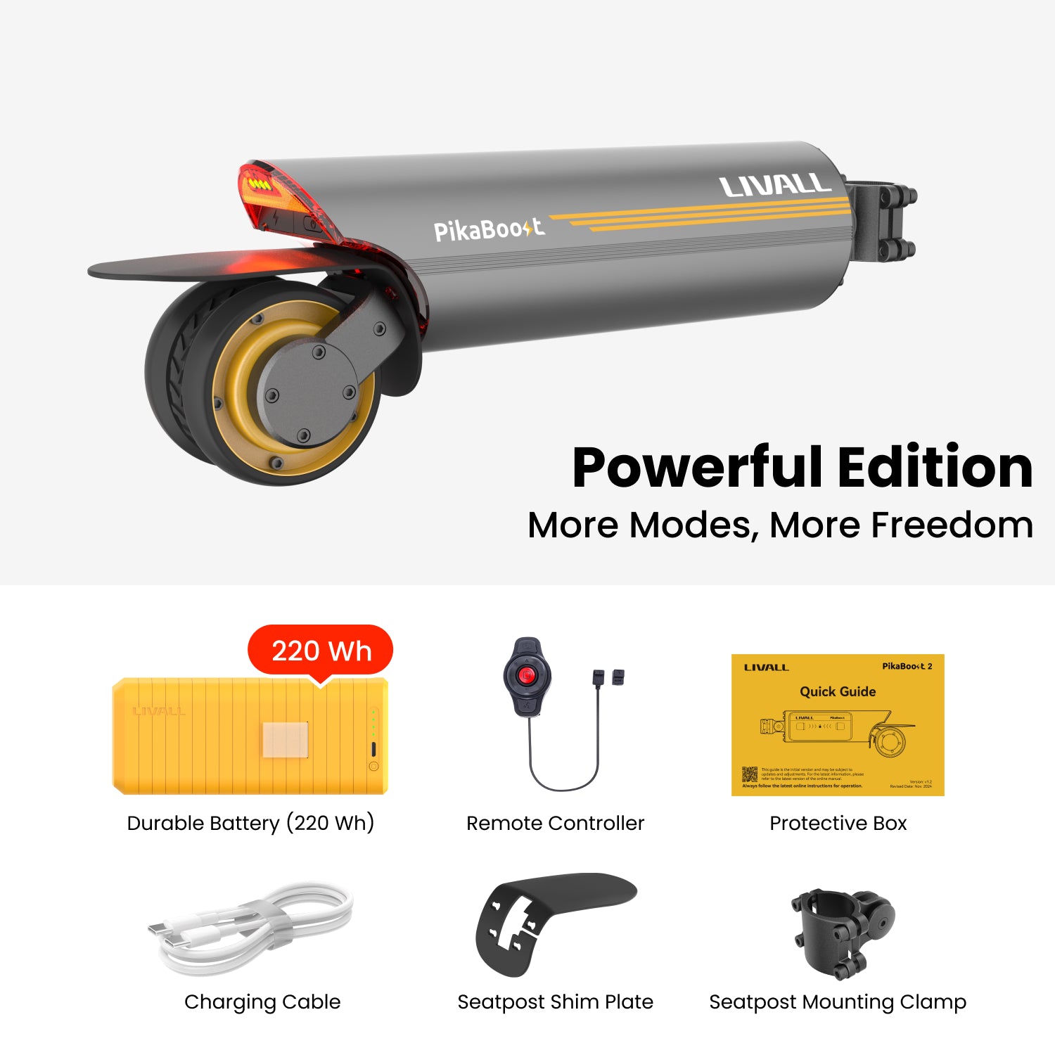LIVALL PikaBoost 2 eBike Conversion Kit – LIVALL RIDING