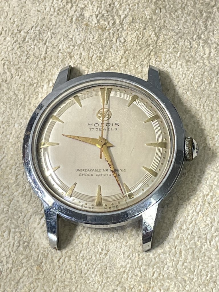□ MOERIS （モーリス）17石 アンティークスイス時計 17Jewels
