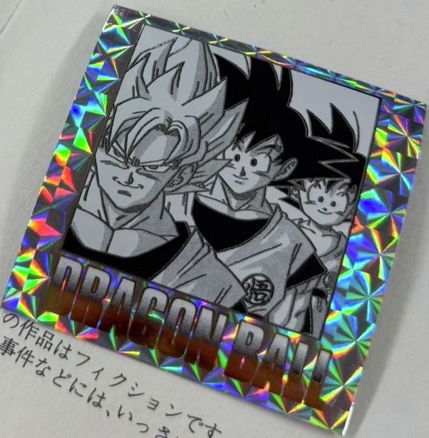 ドラゴンボール40周年記念 オリジナルイラストレーション シール
