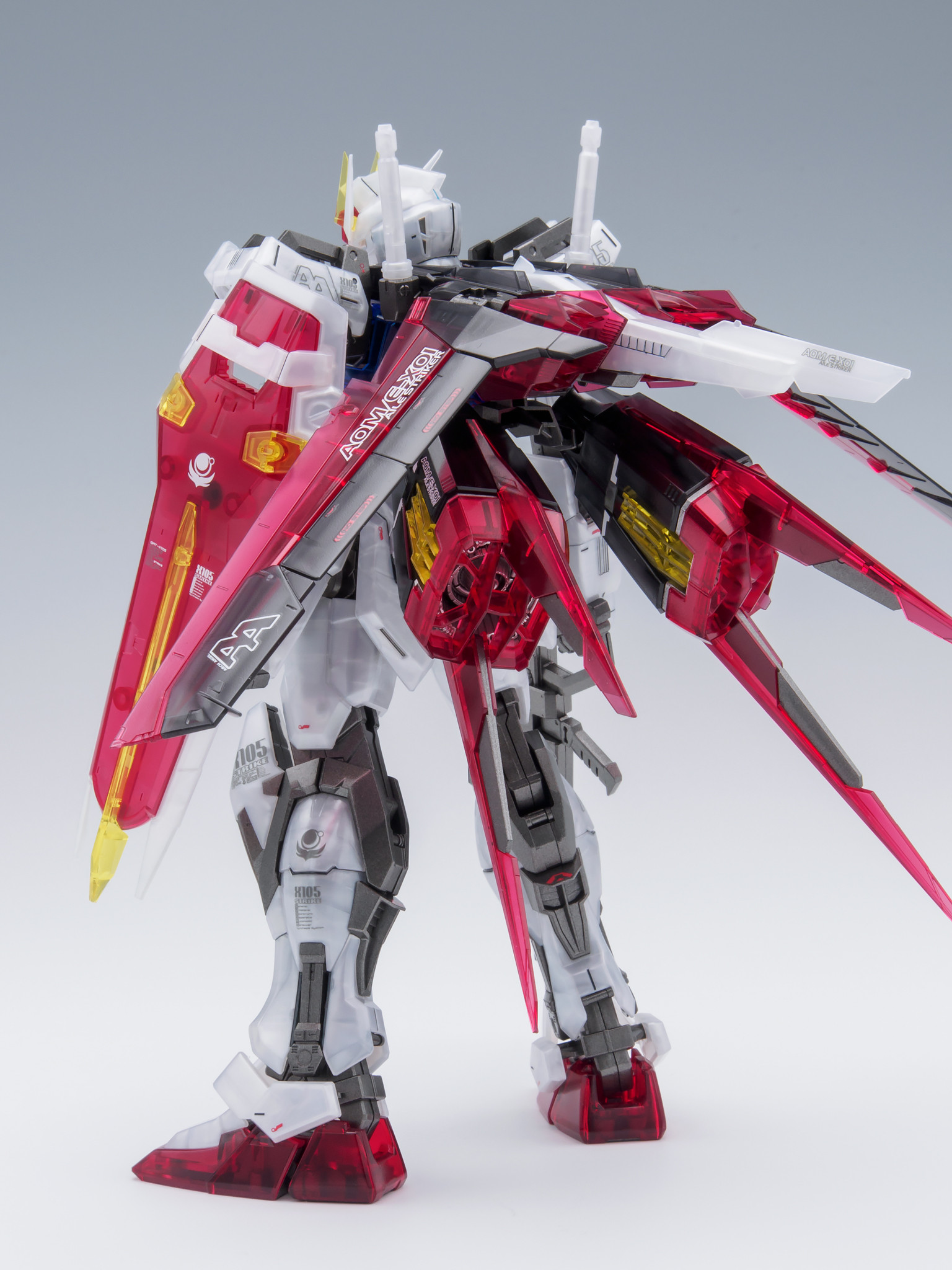 MG ガンダムベース限定エールストライクガンダム Ver.RM［クリアカラー