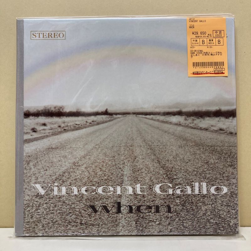 中古新入荷情報】『Buffalo'66』で有名なVINCENT GALLOのソロアルバム
