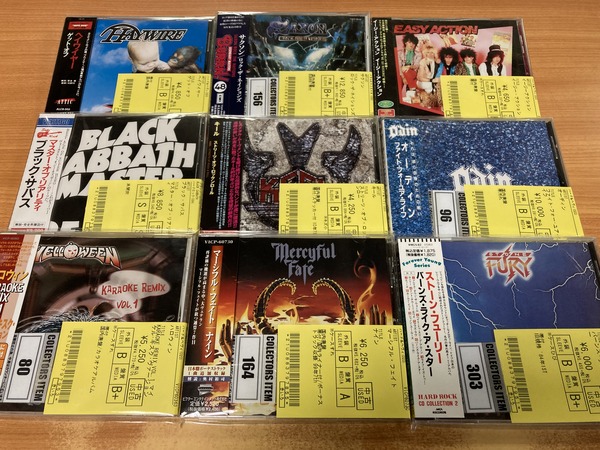 メタル&ハードロックの中古CDまとめて入荷致しました!!未開封&廃盤多