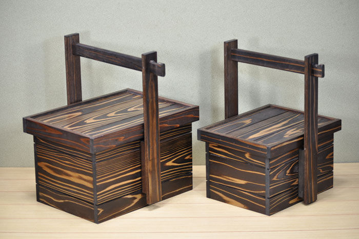 囲炉裏の道具 炭取り箱 : 囲炉裏・火鉢・七輪のうんちく － 炭火道