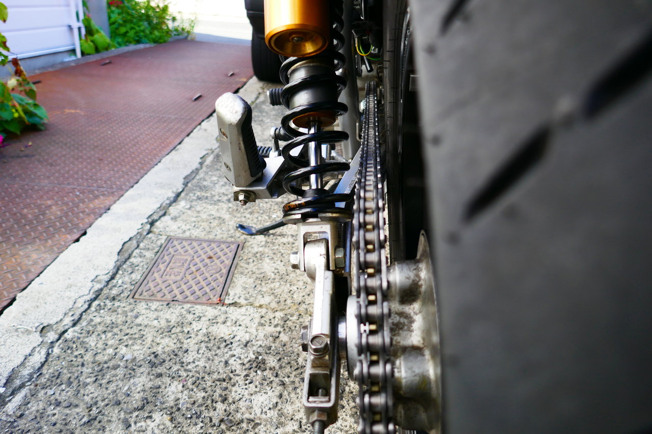 GSX750Sカタナ チェーン・スプロケ交換 520コンバート : カタナとRZの日記